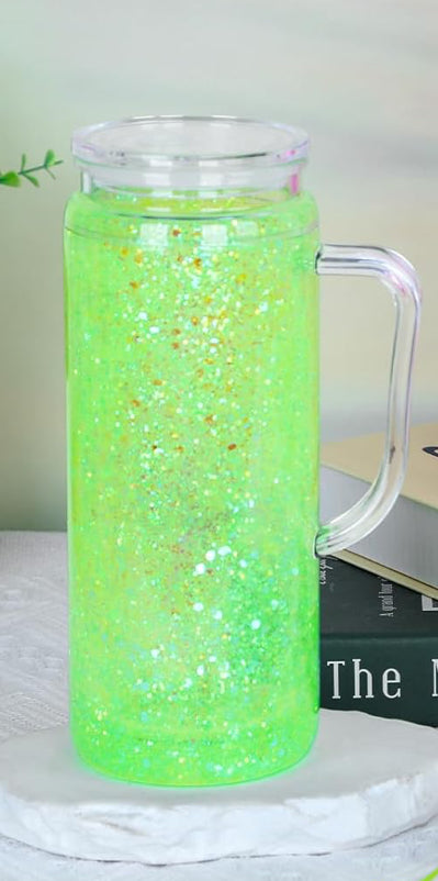 20 oz Plastic Snowglobe with Handle