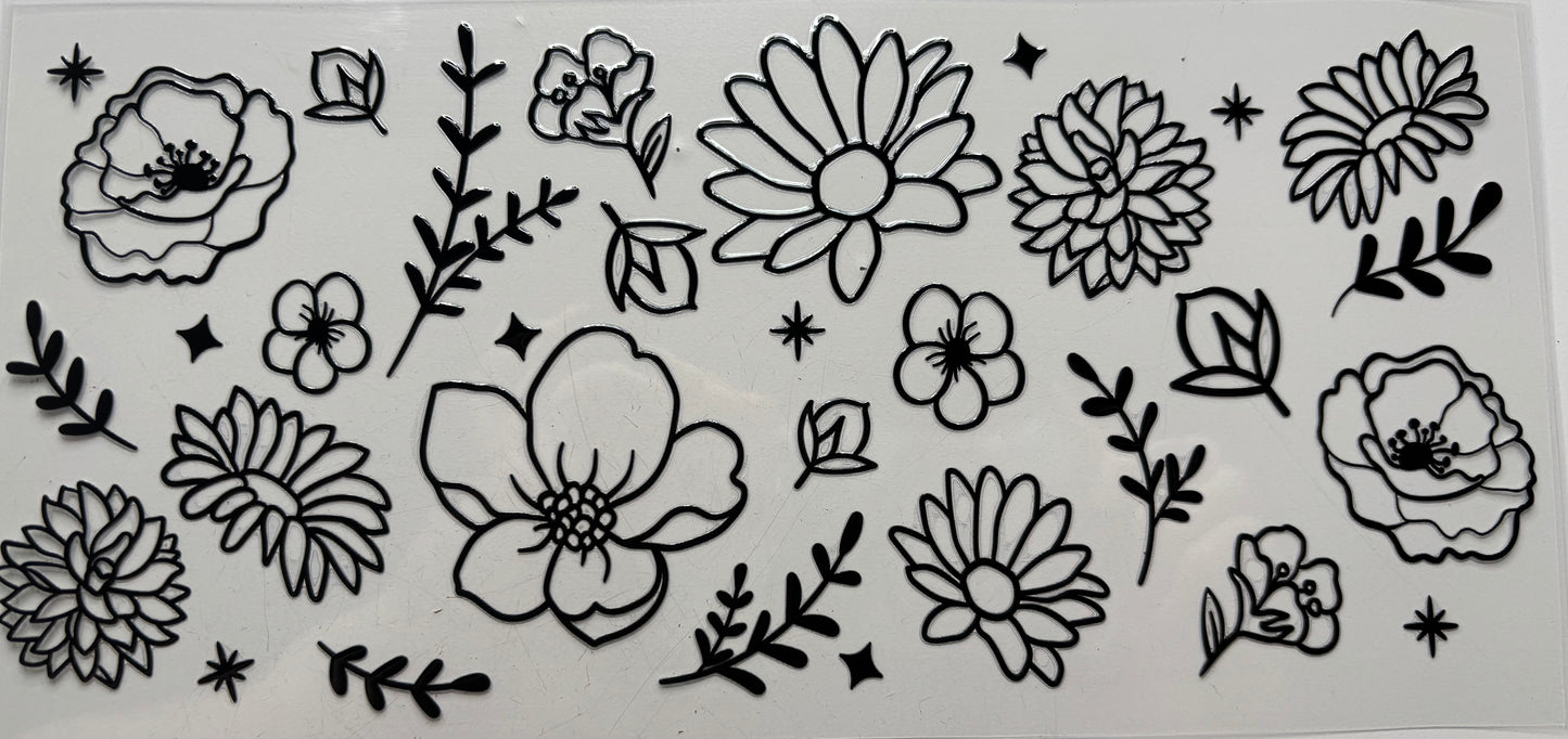 Black Flowers 3