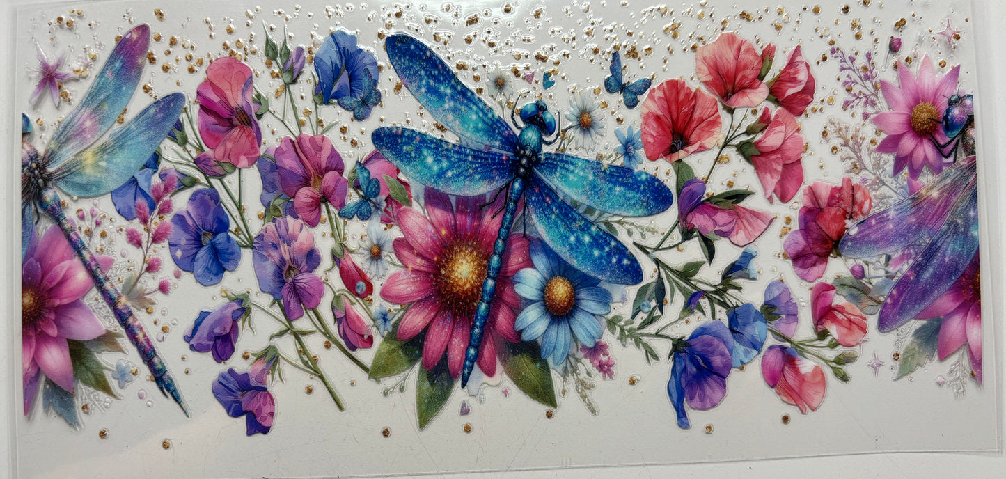 Dragonflies and Flowers