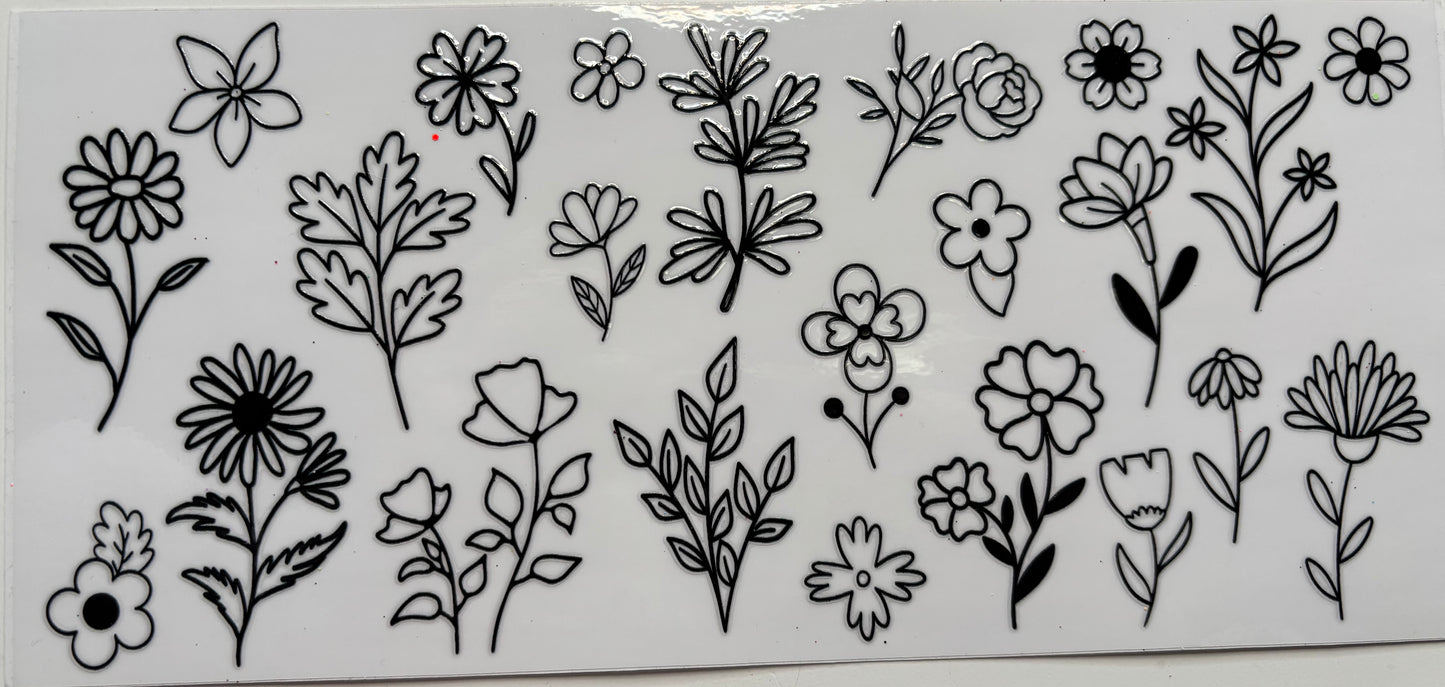 Black Flowers 2