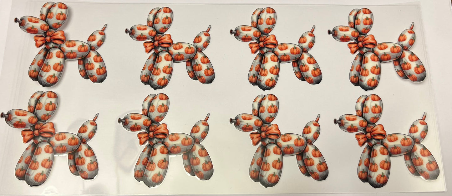 Pumpkin Balloon Dogs