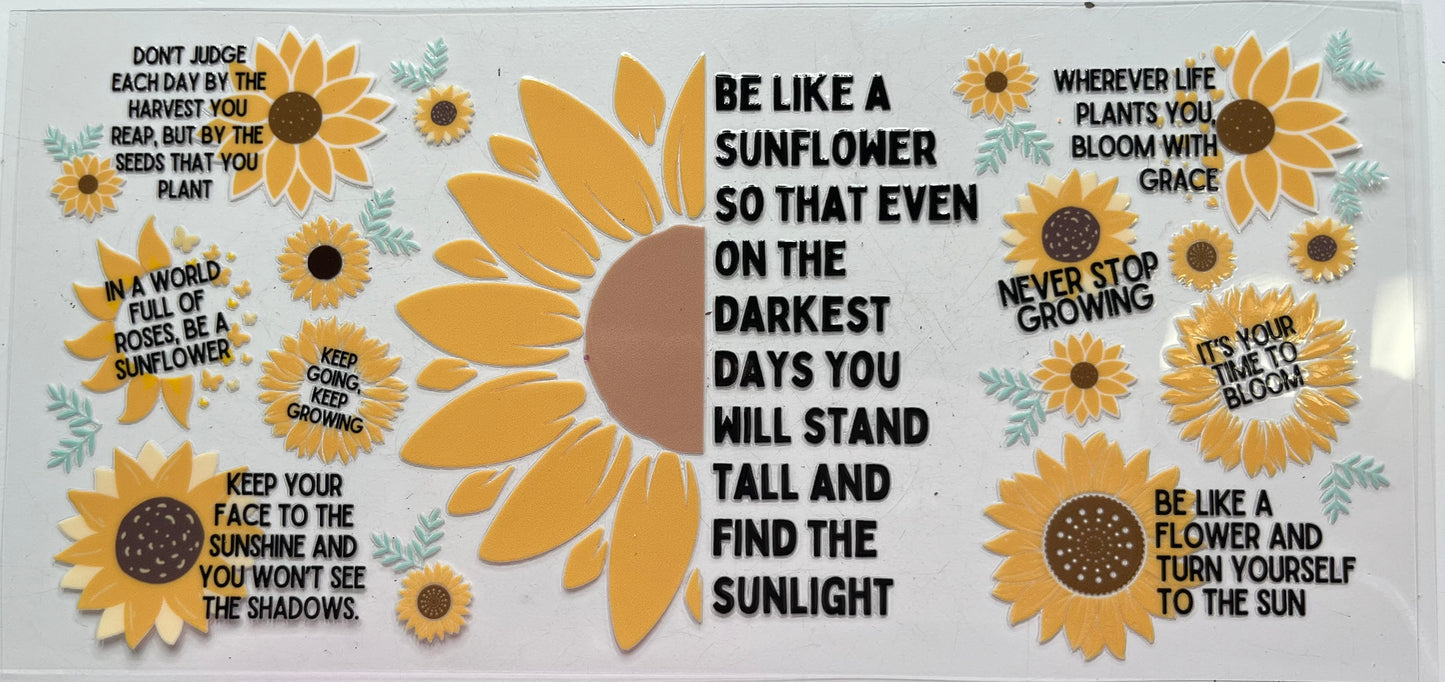 Be Like A Sunflower Affirmations