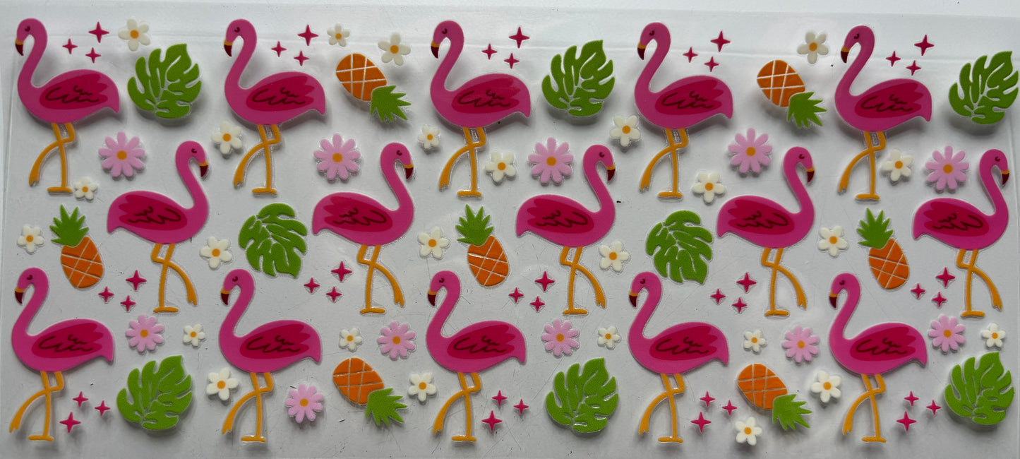 Flamingos and Pineapples