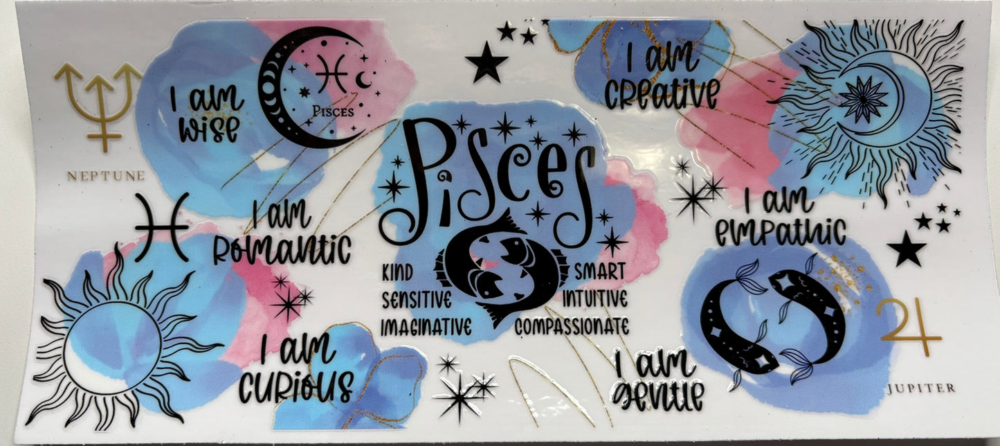 Pisces Pink and Blue