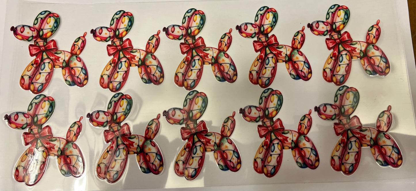 Holiday Light Balloon Dog