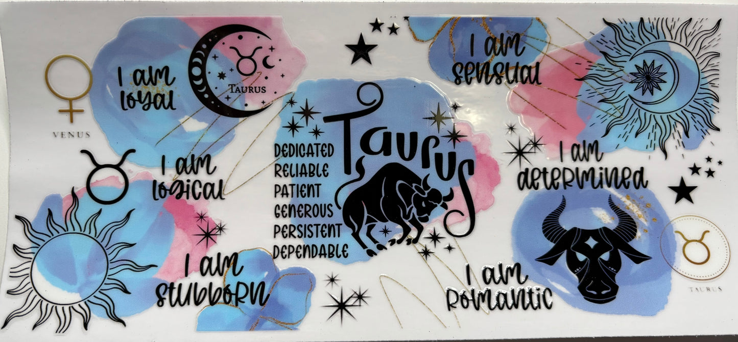 Taurus Pink and Blue