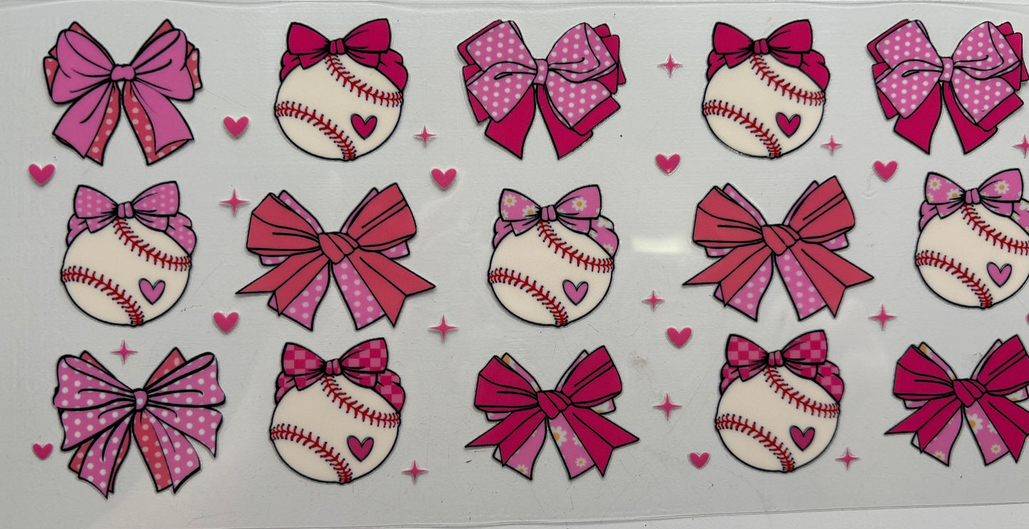 Baseball Bows and Hearts