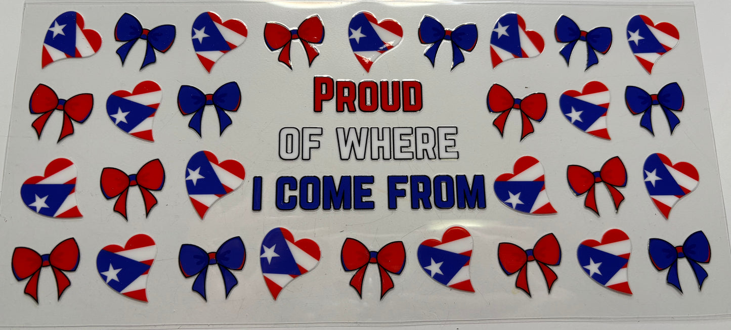Proud of Where I Come From (Puerto Rico)