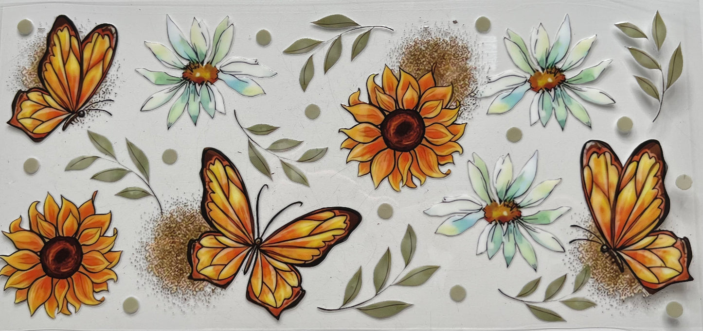 Butterflies Sunflowers & Wildflowers