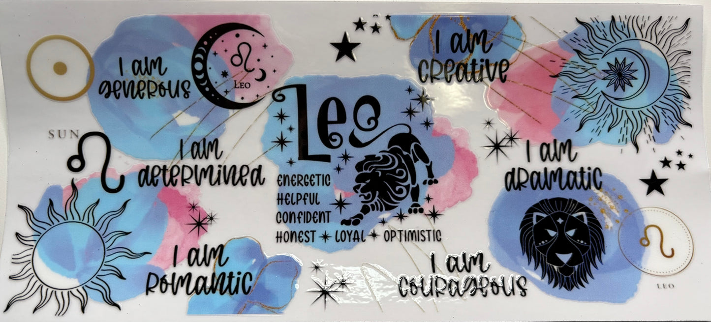 Leo Blue and Pink
