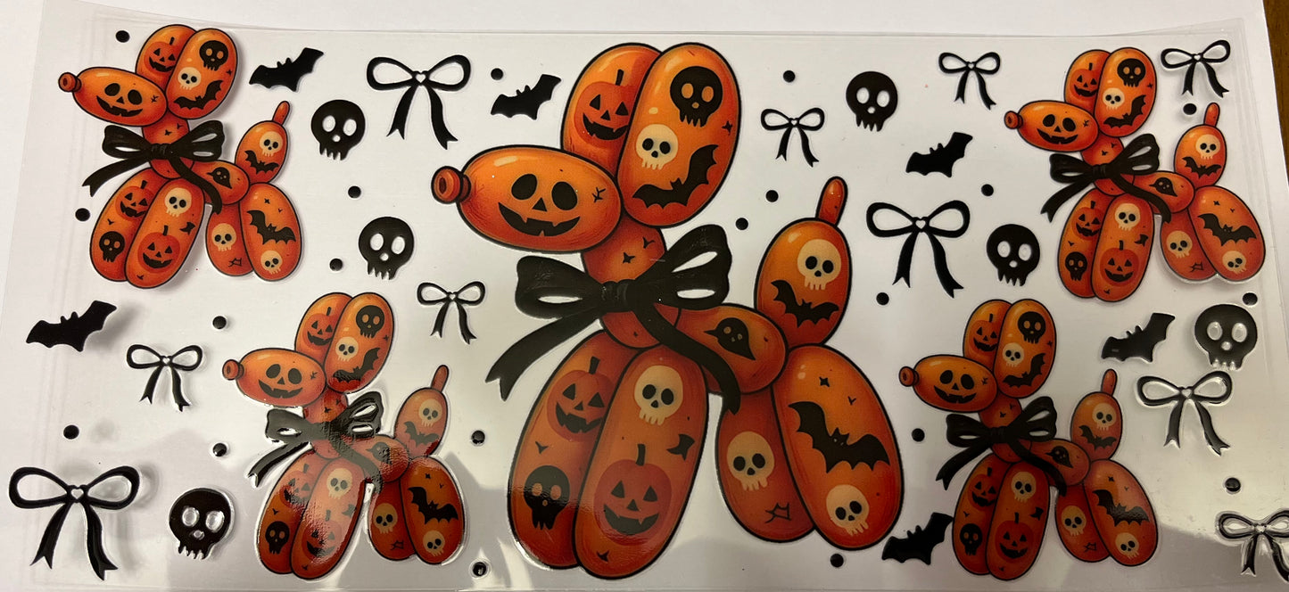 Jack-O-Lantern Balloon Dog