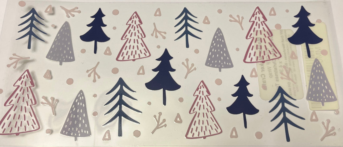 Purple Holiday Trees