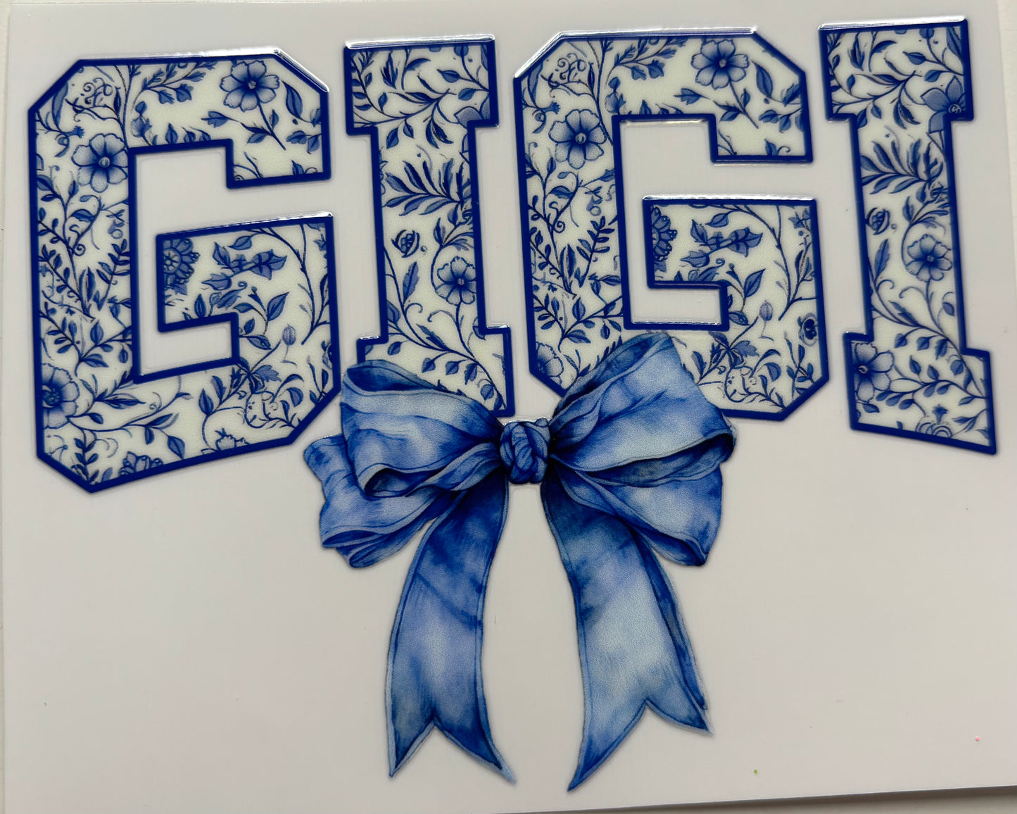 Gigi Blue Bow