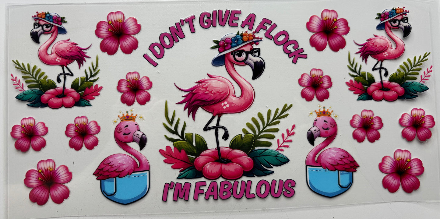 I Don’t Give a Flock Flamingo