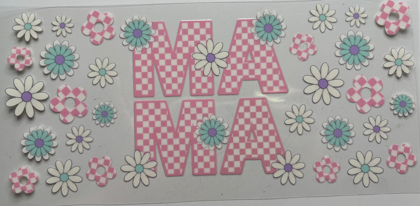 Mama Pink Checkered