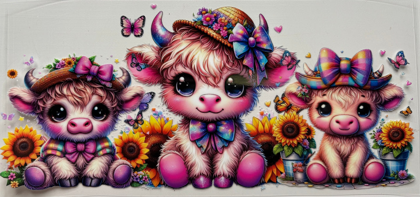 “Lisa Frank” inspired Cows