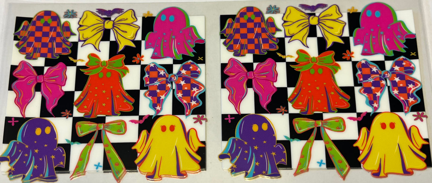 Checkered Ghost and Bows
