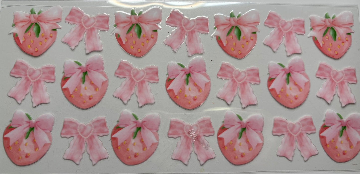 Strawberries and Bows