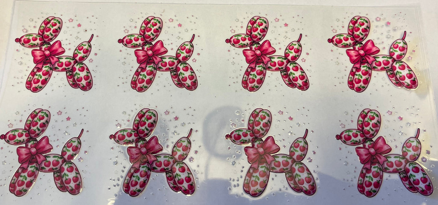 Strawberry Balloon Dog
