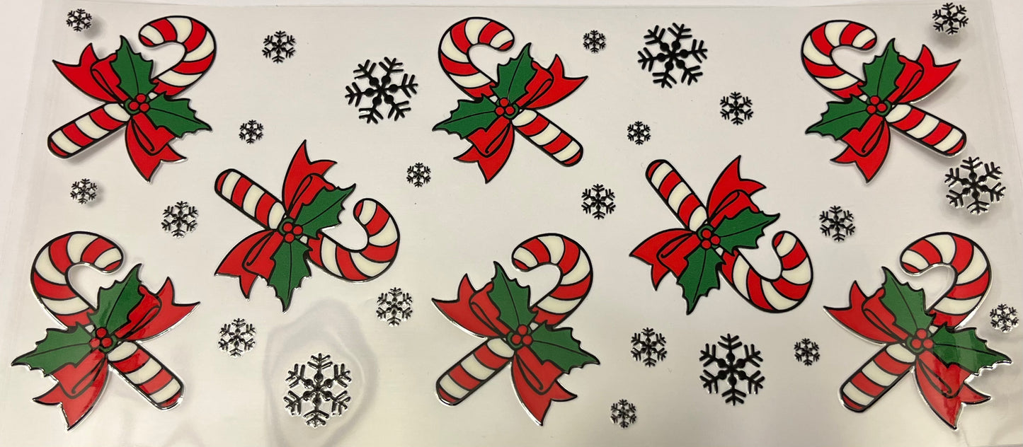 Candy Canes & Holly