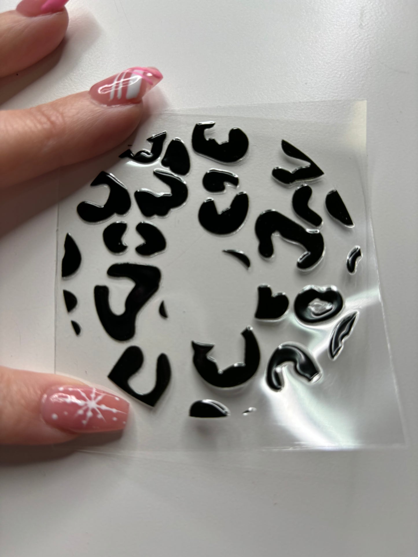 Leopard Print Lid Decal