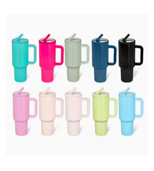 Stainless Steel Flip Straw 40oz