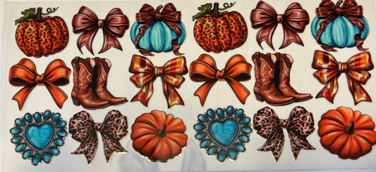 Cowboy Boots Pumpkins & Bows