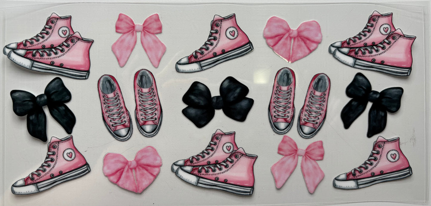 Sneakers and Bows (pink)