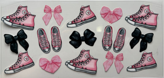 Sneakers and Bows (pink)