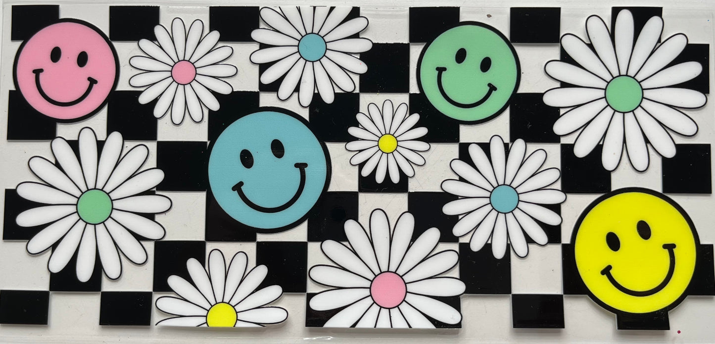 Checkered Daisy Smiley