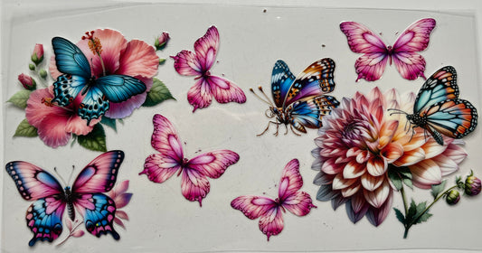 Bright Butterflies & Flowers