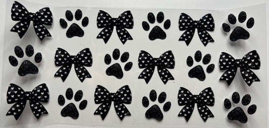 Paw Print Bows