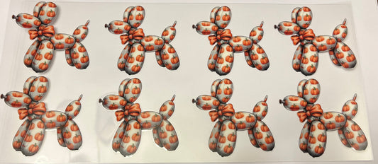 Pumpkin Balloon Dogs