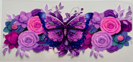 Bright Purple Butterfly
