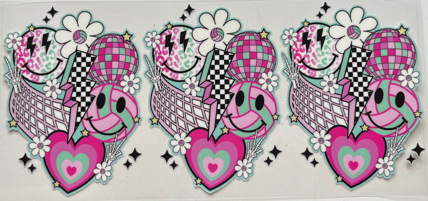 Smiley Disco Ball Heart