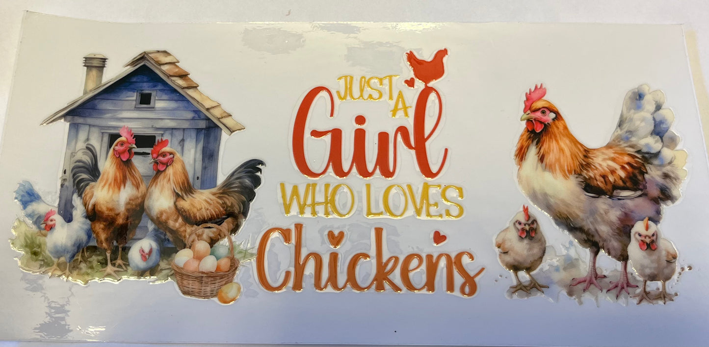 Just a Girl Who Loves Chickens