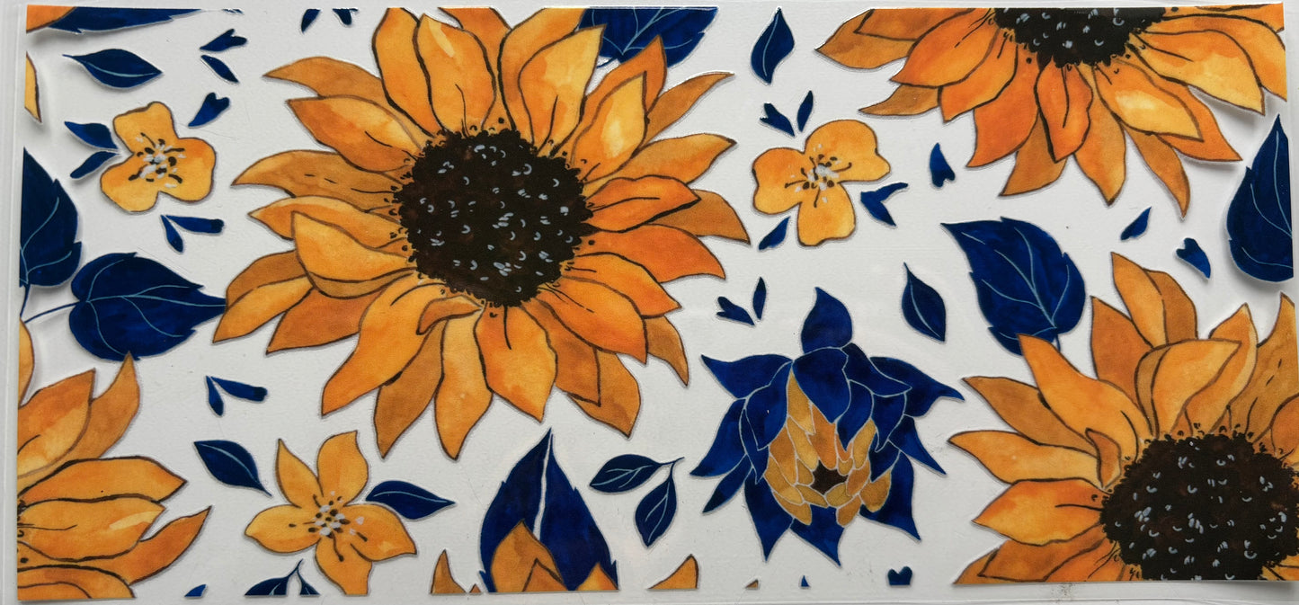 Sunflowers with Navy