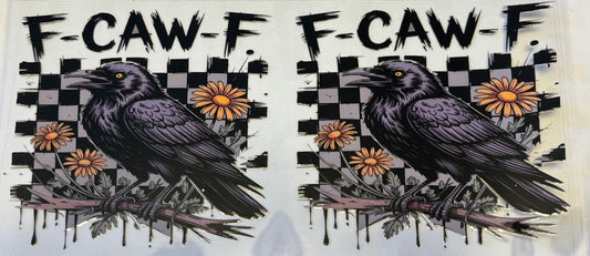 F-Caw-F Crow with Flowers
