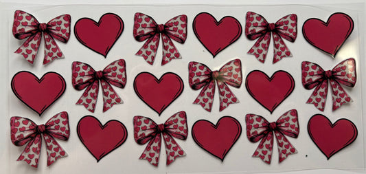 Heart Bows (red)
