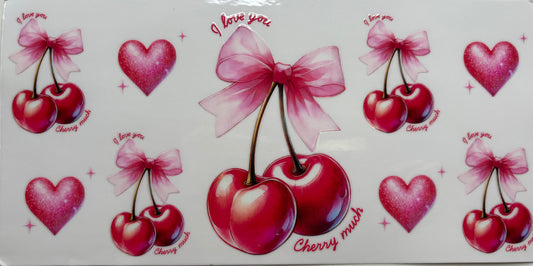 Cherry Bows and Hearts