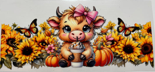 Cow with Pumpkins