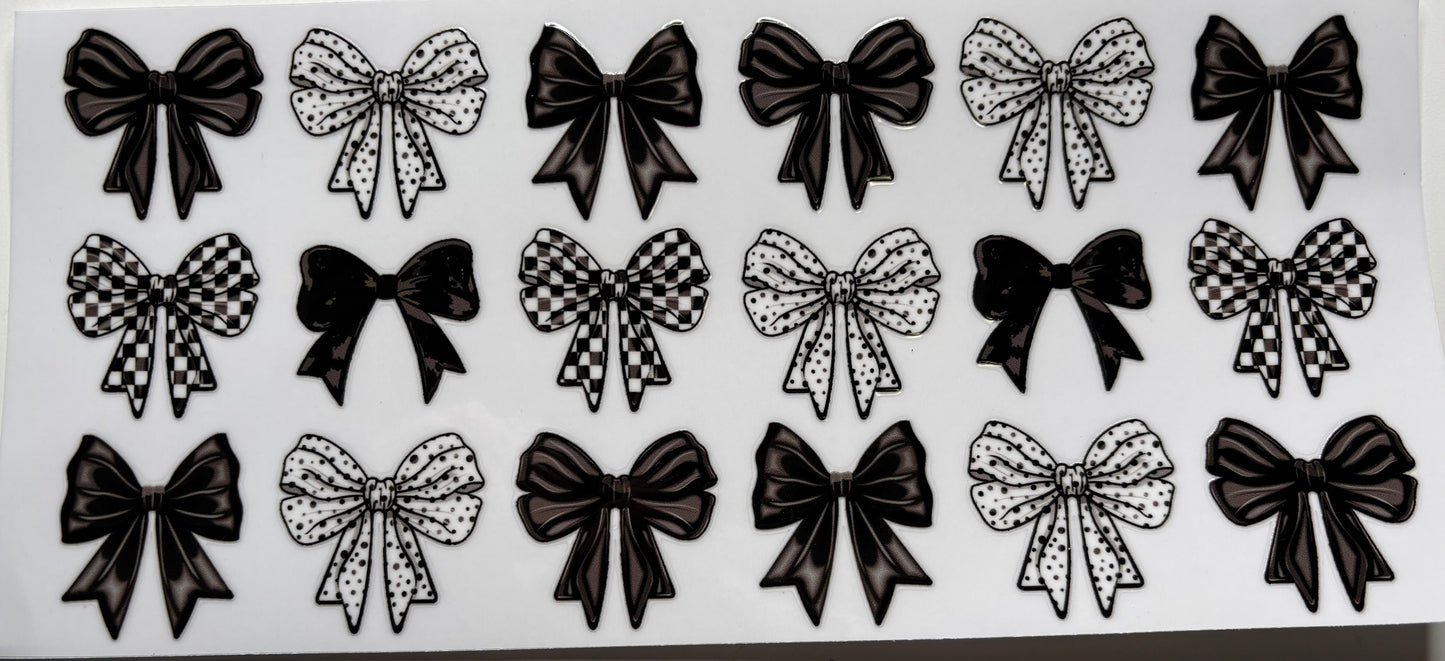 Black and White Bows