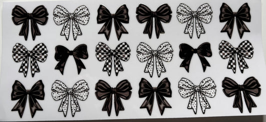 Black and White Bows