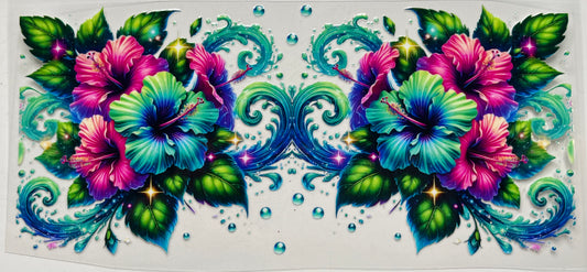 Whimsical Hibiscus Flowers