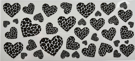 Black Leopard Hearts