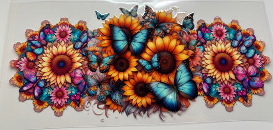 Sunflowers and Butterflies