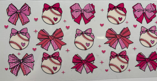Baseball Bows and Hearts