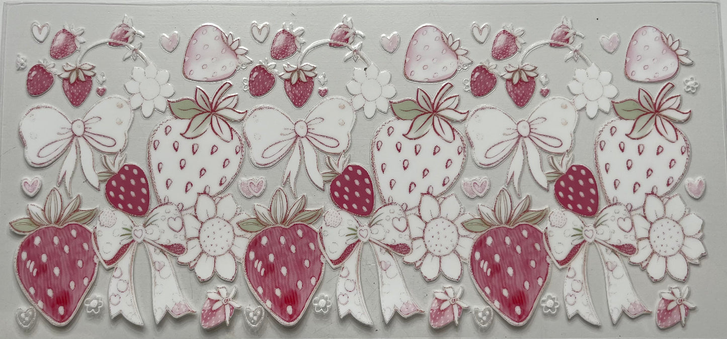 Whimsical Strawberries & Bows