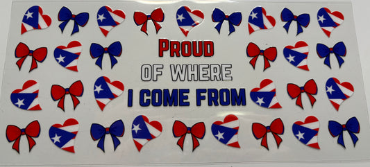 Proud of Where I Come From (Puerto Rico)