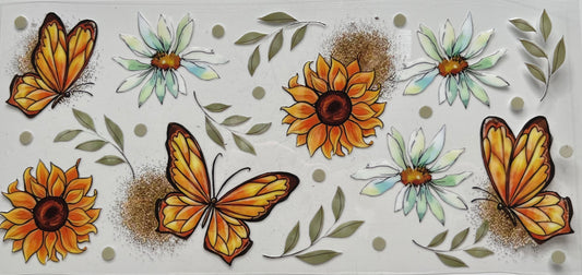 Butterflies Sunflowers & Wildflowers